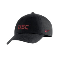 USC Trojans Nike Black Athletic Wordmark H86 Campus Hat